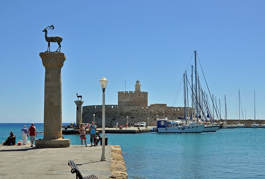 Rhodos - Pevnosť Agios Nikolaos - Rhódsky kolos